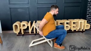 Стул со спинкой из двух досок часть 2. Это не финал. Мебель +своими руками за пару секунд.