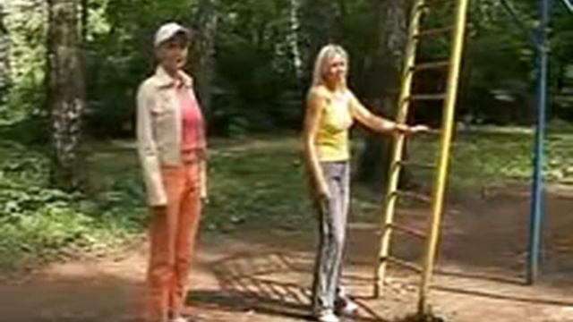 Растяжка мышц после пробежки. Калланетика. ТВ "Фитнес дома"
