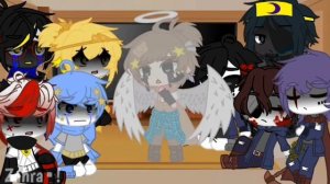 •Sans au react to ink au• ink!sans{Gacha club}