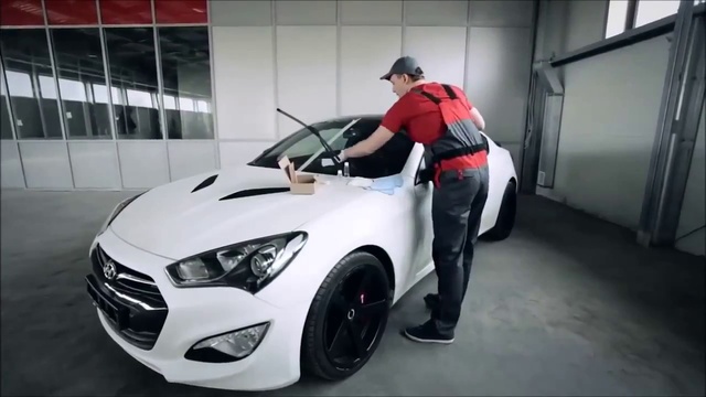 Видеоролик по нанисению антидождя ⁄ антильда ⁄ антигрязи GfSINTEZ