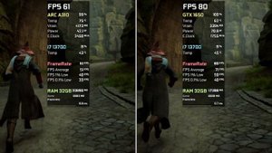 Intel ARC A310 vs GTX 1650 - Test in 7 Games