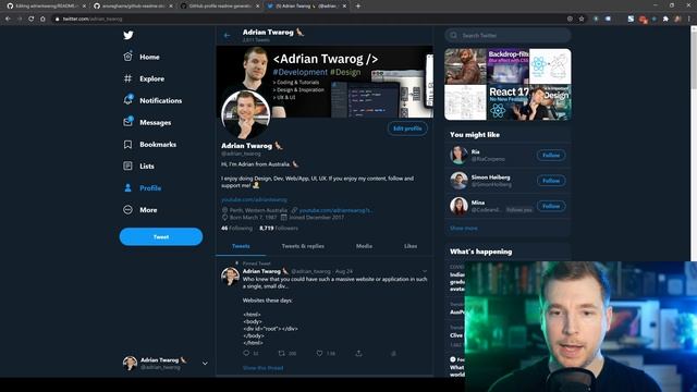 GitHub Profile Readme смотреть онлайн
