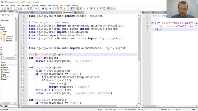 Python Basics Tutorial How to Restrict Access With Django Login Required Decorator Function