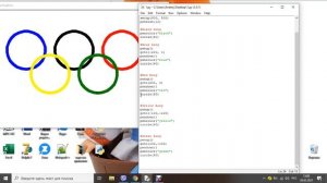 Олимпийские кольца на Python