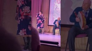 Матаня с частушками. Гармонист Елисеев Василий.