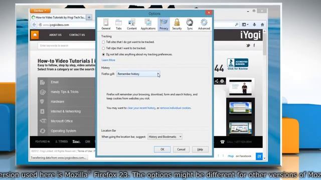 Delete cookies from Mozilla® Firefox in Windows® 8.1 смотреть онлайн
