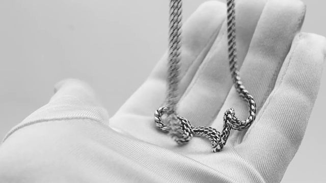 Обзор цепочки из серебра "Вененция" с чернением (акт. 40042) смотреть онлайн