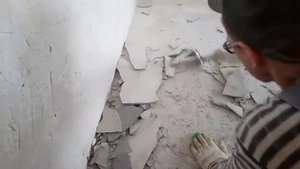 Демонтаж наливного пола