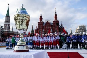День русского хоккея на Красной плошади