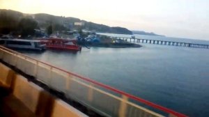 Автобусом к морю, проезжаем Джубгу, Лермонтово.