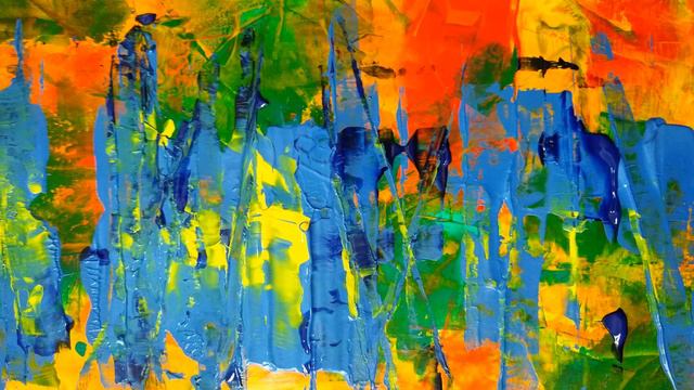Beautiful Abstract Paintings Gallery with Piano Music.1 hour. HD 4K смотреть онлайн