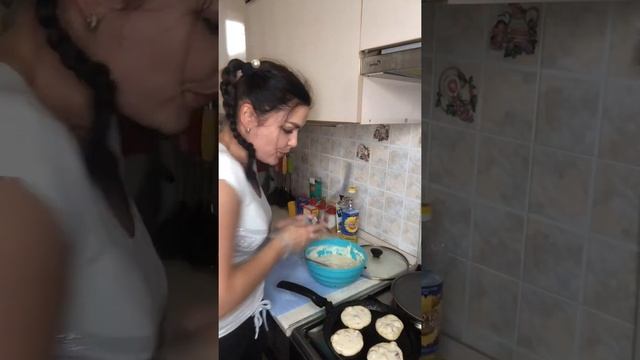 ПП оладьи с малиной