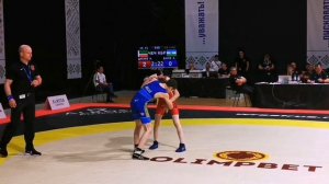 Ильяс Дакаев (Чечня) - Аслан Дзуев (КБР). 1/8 финала первенства россии по греко-римской борьбе сред