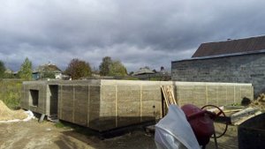 Дом из монолитного арболита