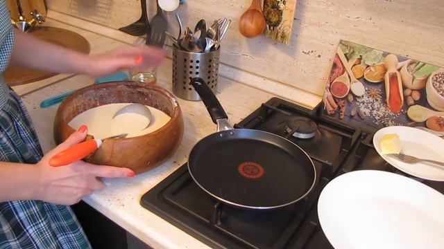 Вкусные блины, простой рецепт!
