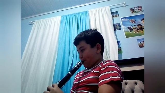 Tocando o hino 199 no clarinete! смотреть онлайн