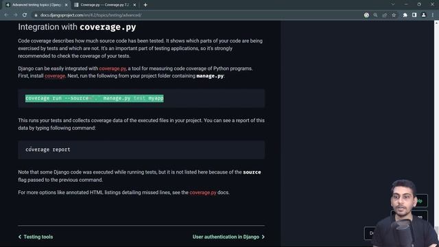 Django Code Coverage | Generate Test Report смотреть онлайн