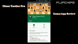 Chess Tactics Pro Android App/Game Review