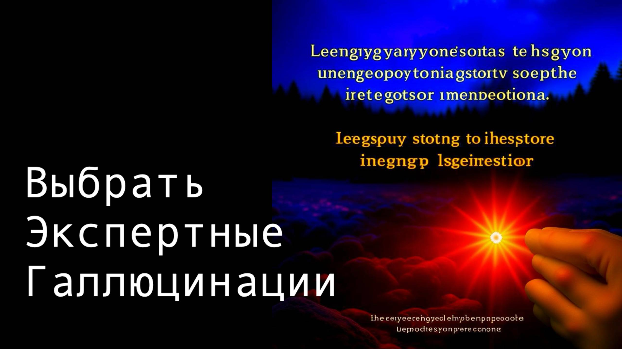 Экспертность как форма галлюцинирования