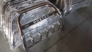 Кенгурятник, защита переднего бампера для Renault Duster (Dacia Duster) 2010-2018+