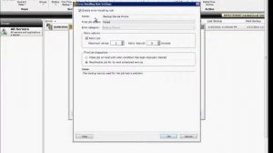 How to setup job error handling rules in Backup Exec 2012