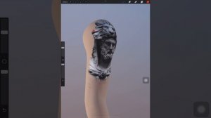 PROCREATE 5.2 3D MODEL PART1 (HOW TO DESIGN A TATTOO ON PROCREATE) (2022)