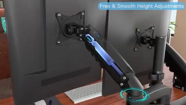 Amazoncom MOUNT PRO Dual Monitor Mount Fits 13 to 32 Inch Computer Screen Height Adjustable Monitor смотреть онлайн