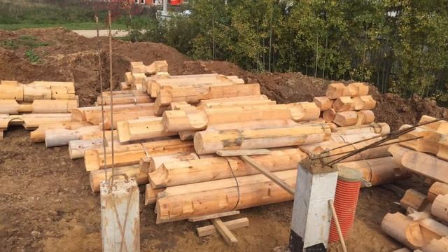 Дом из оцилиндрованного бревна 360 мм. Кедр. смотреть онлайн