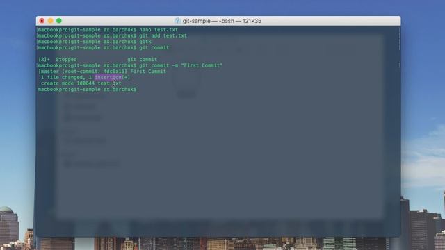 Git: Урок 1. Первый коммит