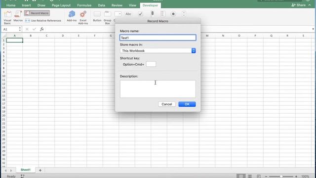 How To Create Macros In Excel On Mac