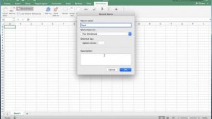 How to Create Macros in Excel On Mac
