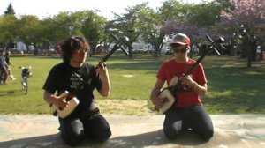 BABYMETAL MEGITSUNE Shamisen duo Misawa, JAPAN