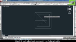 #14. AutoCAD Bangla Tutorial (Part-14) | Extend Command in AutoCAD | How to use Extend Command