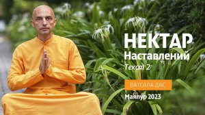 Нектар наставлений. Текст 2. Ватсала дас