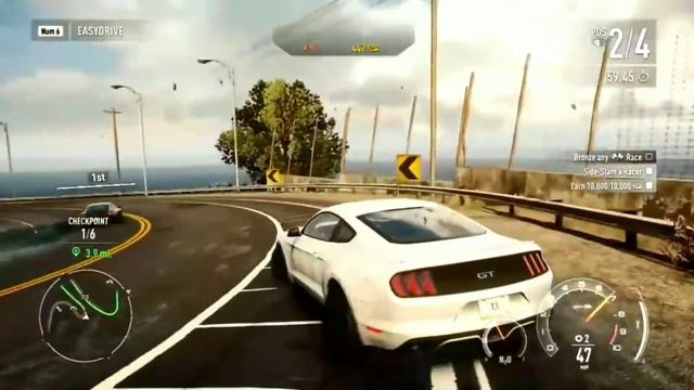 NEED FOR SPEED RIVALS Gameplay | Ford MUSTANG GT | SUPER CAR CRASH | Race. смотреть онлайн
