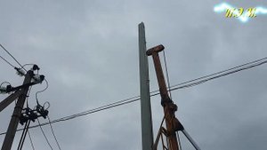 ? УСТАНОВКА ПОДСТАНЦИИ   ✔Часть-2 (Установка опоры)