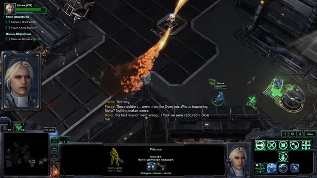 Nova Covert Ops | Mission 1 Brutal Difficulty | Starcraft II смотреть онлайн