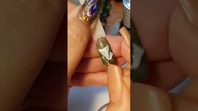Юлия Билей - Осенние грибы / Julia Biley - Autumn mushrooms nail art Periscope смотреть онлайн