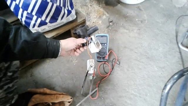 ТЕСТ МИНИ ТУРБИНЫ, НАГРУЗКА 20 Ватт.