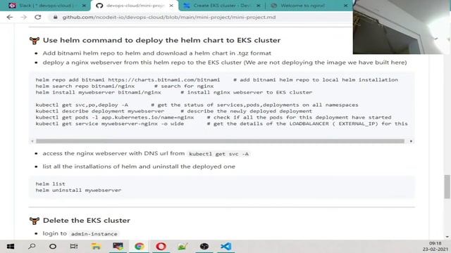 DevOps & Cloud (with k8s & aws)-day26-Mini ProjectDeploy app to EKS fromJenkins/Helmby5-Teams part- смотреть онлайн