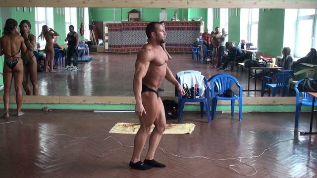 Константин Бреус ,перед выходом на соревнования