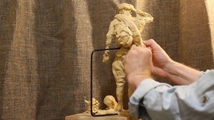 Скульптура"Товарищ Сухов" Изготовление статуэтки.(Посвящение кинофильму)