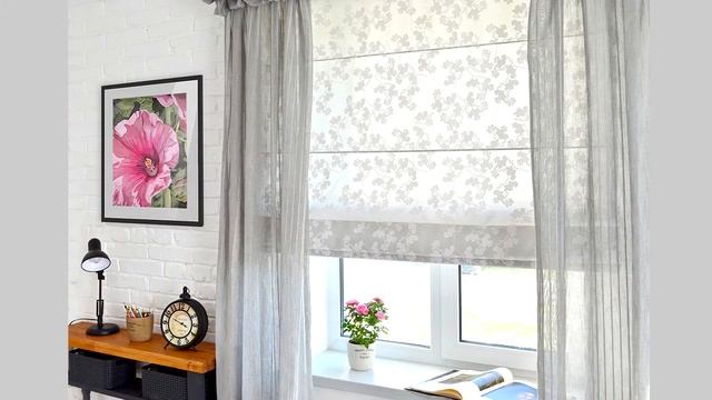 Римские шторы - 2017: модные тенденции и фото в интерьере смотреть онлайн