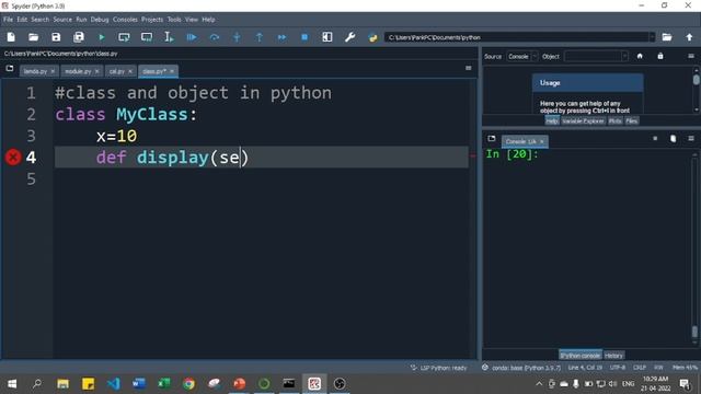 What is Class and Object In Python | Python Class Object | Python Programming in Hindi #65