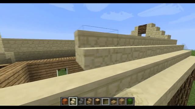 Как построить стандартную халупу (Дом) в minecraft - туториал