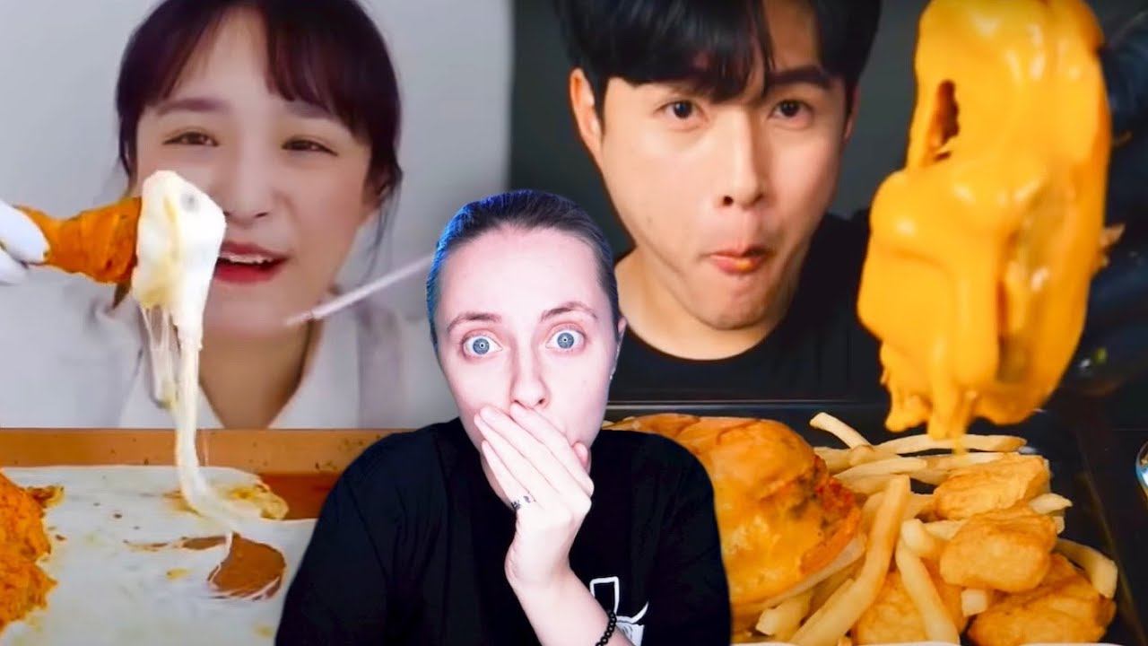 Тут так сыро. Китаец с бананом. ASMR MUKBANG корейцы. Реакция на японскую рекламу.