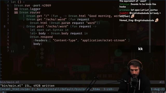 Ocaml Server Writing for HTMX смотреть онлайн