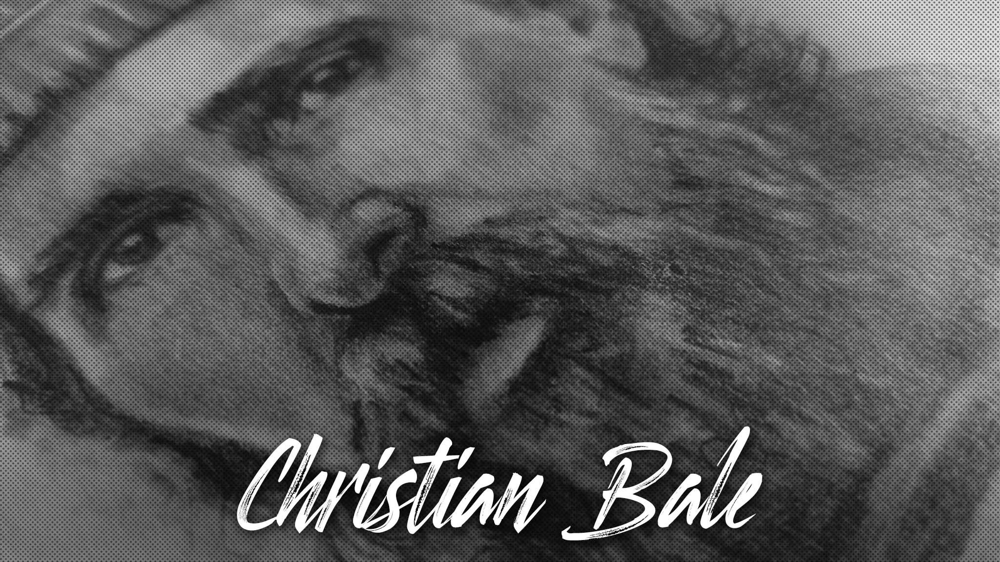РИСУЮ портрет карандашом Кристиан Бейл | Christian Bale