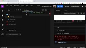 Первый Java Script код