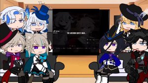 Past Fontaine react to Traveler (male mc) // Genshin Impact // Gacha club